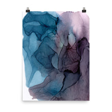 Load image into Gallery viewer, Blue and Violet Abstract Art Print, It Was Epic-Prints- by Stephanie Rowan - Lake and River Studio
